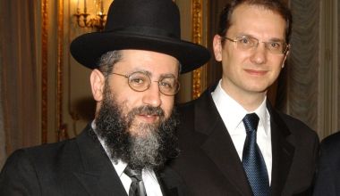 Junto al Rab David Yosef, 2005