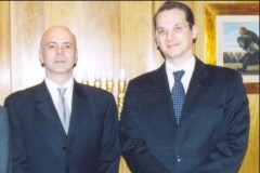 Junto a Jorge Alberto Telerman, 2003